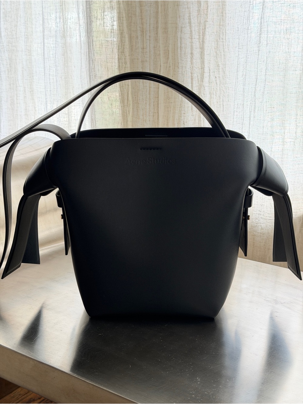 Acne Studios Musubi mini black bag